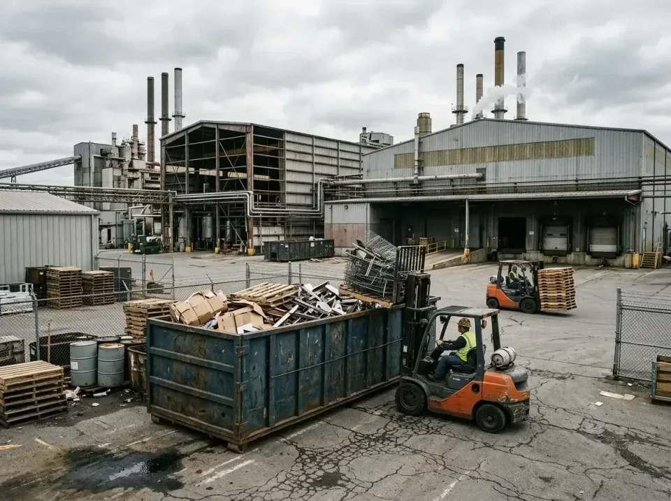 industrial-factory-scrap-conta-003 — frequently asked questions, Cheap Roll-off Dumpster Rentals in Freeport, IL